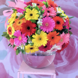 jarron de 24 gerberas