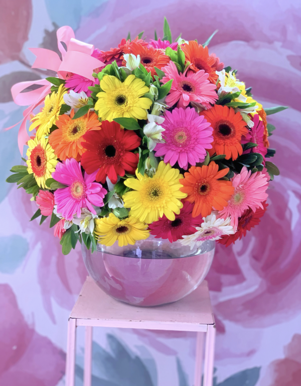 jarron de 24 gerberas