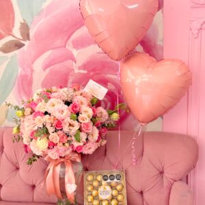 jarron con globos