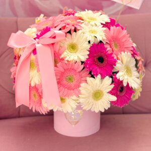 caja de gerberas