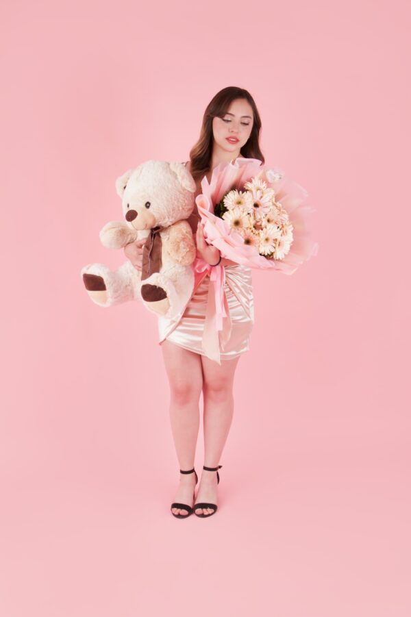 Ramo de Gerberas con oso Teddy Bear MARIE