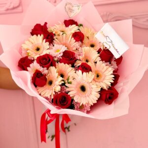 Ramo gerberas y rosas